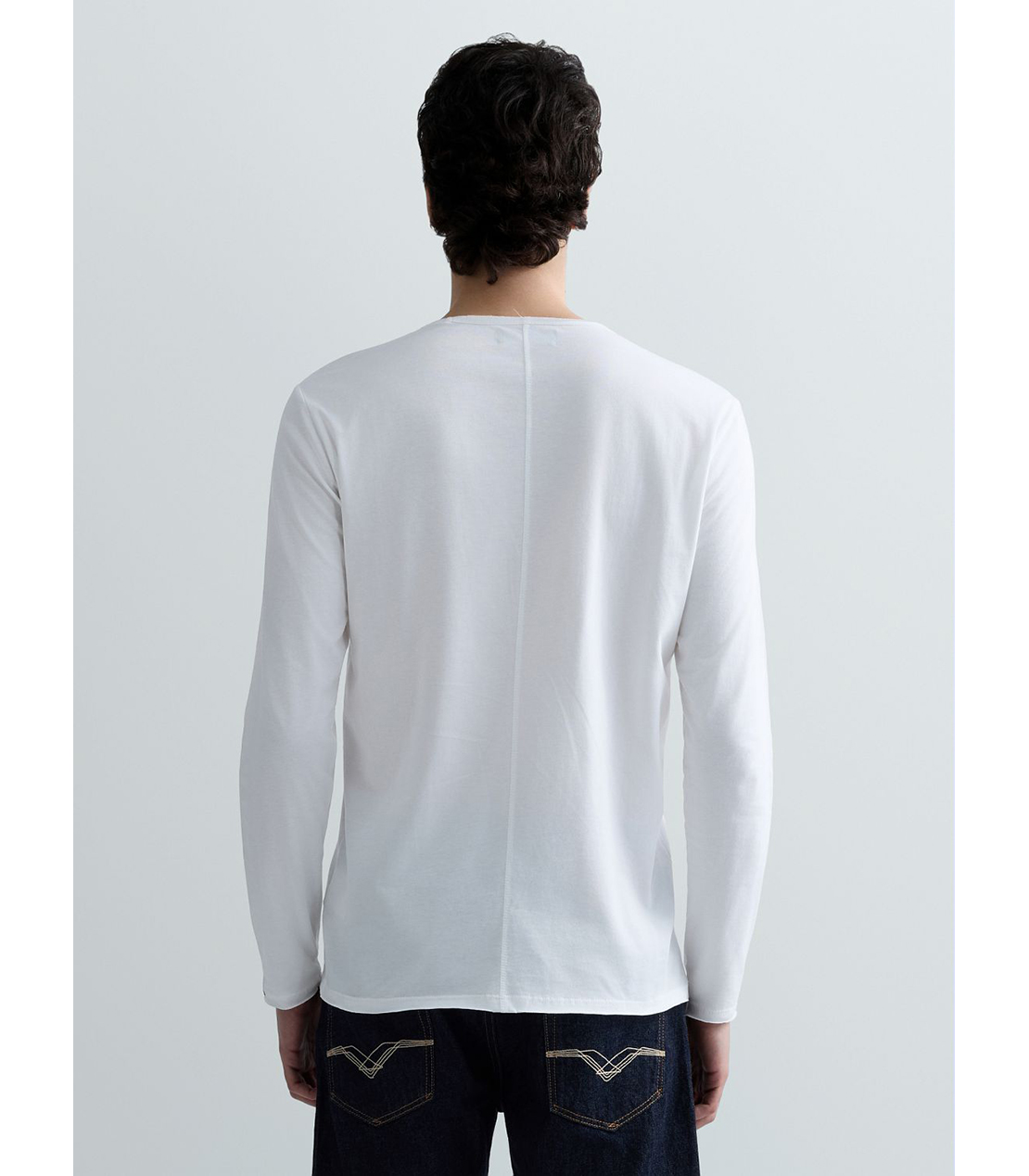 ベーシックジャージー ロングTシャツ 詳細画像 ホワイト 3